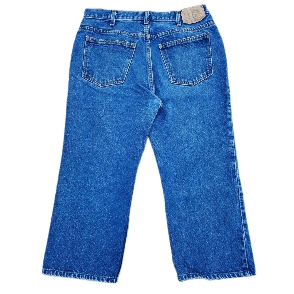 Vintage Plain Pocket Jeans